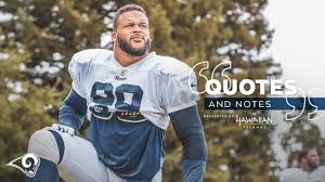Aaron donald and jalen ramsey on the same defense. Quotes Notes 8 8 Aaron Donald Views Rams Second Joint Practice With Raiders As Valuable Learning Experience