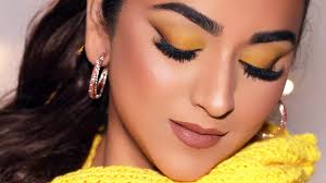 warm wearable yellow makeup tutorial