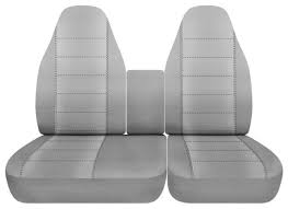 Silver Front Car Truck Seat Covers