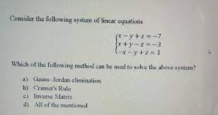 linear equations x