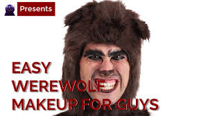 easy werewolf makeup tutorial for guys