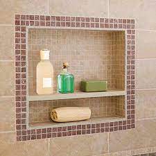 preformed shower niche to tile