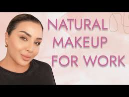 natural makeup for work tutorial nina