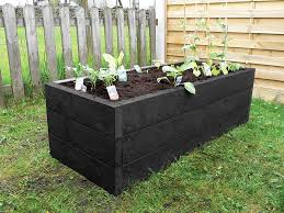 recycled mixed plastic raised beds