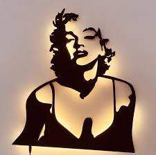 Stl File Marilyn Monroe Wall Art 3d