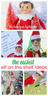 easy elf on the shelf ideas for kids