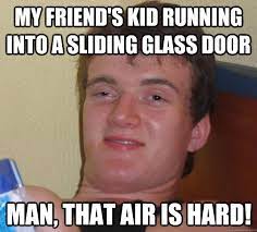 Sliding Glass Door Man