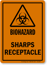 It describes how to create your own growing label. Biohazard Sharps Receptacle Label Sku Lb 2297