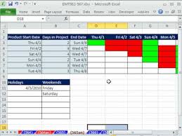 Excel Magic Trick 565 Excel 2010 Daily Gantt Chart