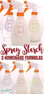 diy spray starch with 3 homemade