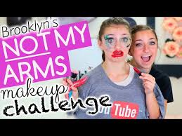 brooklyn s not my arms makeup challenge