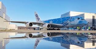 A380 as the aircraft for growth. First Ana A380 Rolls Out Of Airbus Paintshop With Unique Livery Airline Suppliers
