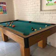 pool table standard size in