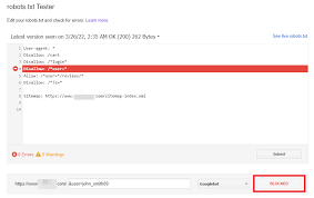 indexed though blocked by robots txt