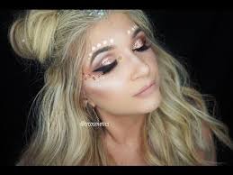 rose gold glitter makeup tutorial
