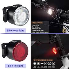 Amazon Com Usb Rechargeable Led Bike Lights Set Super Bright Front And Back Rear Bicycle Light Combo Ipx5 Water Resistant Mountain Road Helmet Cycle Headlight And Taillight Set For Cycling Hiking Camping