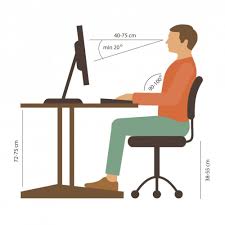 proper sitting positions for reducing