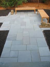 Bluestone Layout Stone Patio Designs