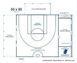 half court basketball barn
