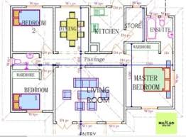 3 bedroom simple house plan id 256