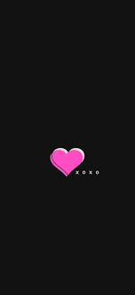 black pink heart emoji iphone wallpaper