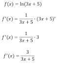 Image result for What is the derivative of ln x?