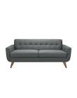 Hudson II Sofa with Track Arm and Tufted Back Distinctly Home
