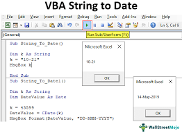 convert string values to date in excel vba
