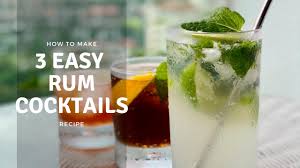 3 easy bacardÍ rum tail recipes you