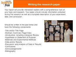     Literature review examples science fair SlidePlayer