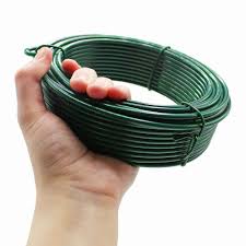 green tensioning line wire fence