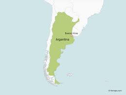 aɾxenˈtina), officially the argentine republic (spanish: Map Of Argentina With Neighbouring Countries Free Vector Maps