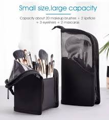 women portable makeup brush bag holder