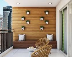 Spacious Modern Balcony Design With