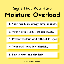 your hair needs moisture or protein