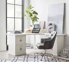 Your smart study space starts with our sleek and sturdy chelsea corner desk. Bedford Corner Desk With Drawers Pottery Barn