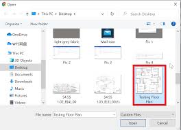 how to upload cad floor plan as image