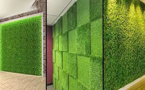Artificial Grass Wall Design