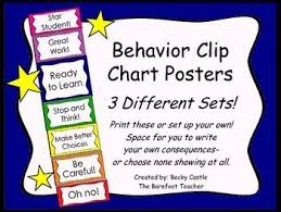 Pbis Classroom Behavior Charts The Barefoot Teacher June