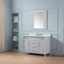 11 sweet designs of how to improve home depot 48 bathroom vanity home designing style 2019 latest update and more at in this matter, they'll need home depot 48 bathroom vanity. Home Decorators Collection Aberdeen 48 In W X 22 In D Vanity In Dove Grey With Carrara Marble Top With White Sink Aberdeen 48g The Home Depot