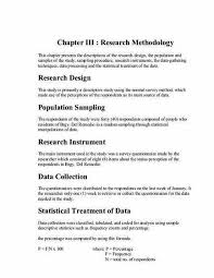 In writing the research methodology, you state the research method you wish to adopt, the instruments to be used, where you will collect your data and how you collected it. Sample Chapter 3 Thesis Writing