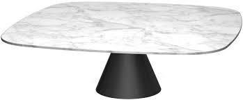 Oscar White Marble Large Square Coffee