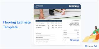 flooring estimate template word excel