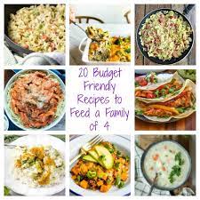 20 budget friendly recipes to feed a