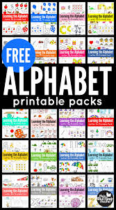 Free Abc Printable Packs Learning The Alphabet