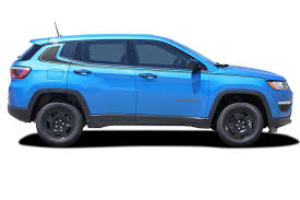 2017 2019 Jeep Compass Stripes Altitude Decal Vinyl Graphics Upper Body Accent Kit