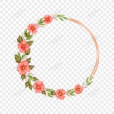 flower frame png images with