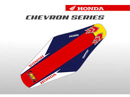 Honda Chevron Duratex Seat Cover Red Blue