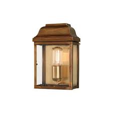Light Solid Brass Outdoor Wall Lantern