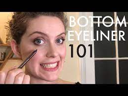 how to apply eyeliner on the bottom lid